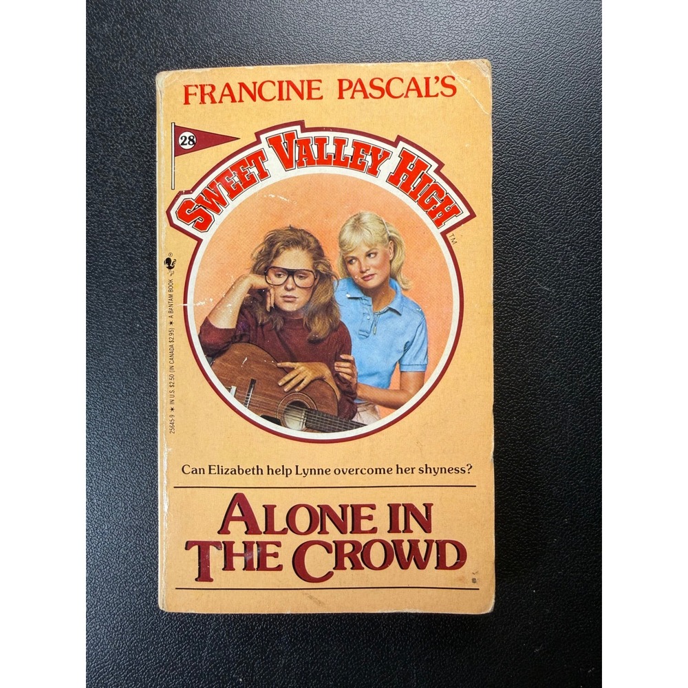 Sweet Valley High 28 Alone In The Crowd Francine Pascal 1986 Vintage Paperback